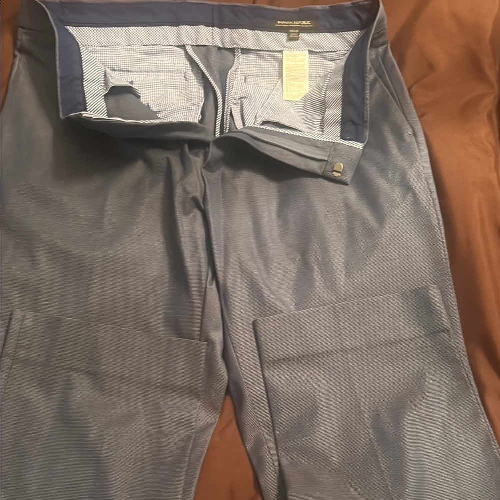 Men's Blue Dress Pants